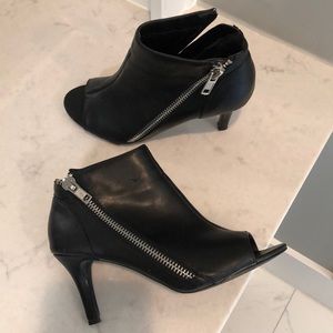 Black booties size 7